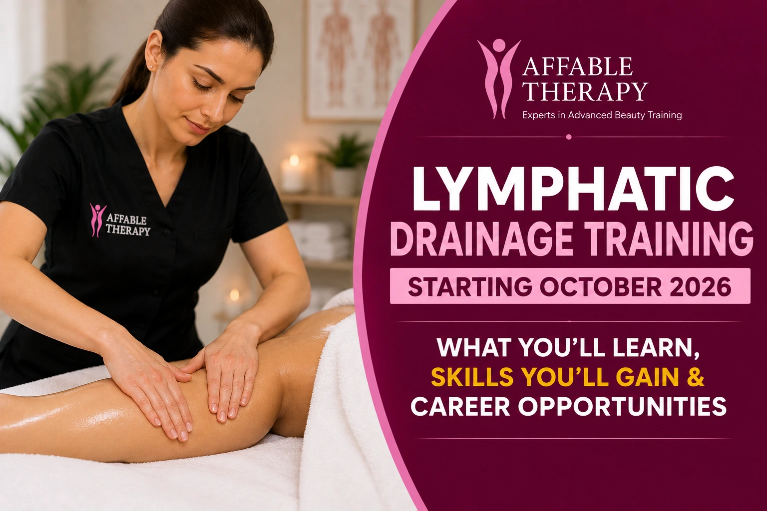 Lymphatic Drainage Training Starting October 2026: What You’ll Learn, Skills You’ll Gain & Career Opportunities